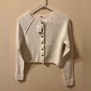 Free People Cropped Cardigan Sz XS